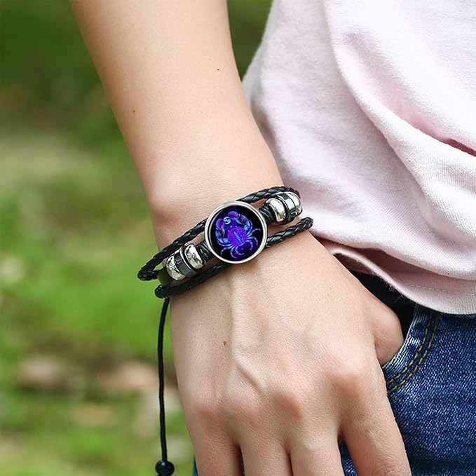 Zodiac Sign Powerful Manifestation Bracelet Adjustable (Energized)