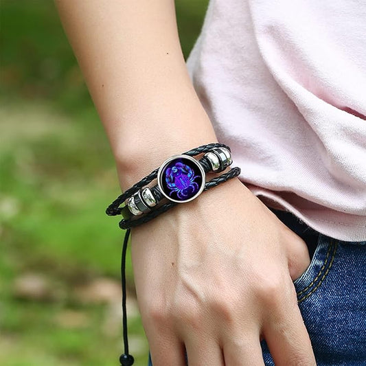 Zodiac Sign Powerful Manifestation Bracelet Adjustable (Energized)