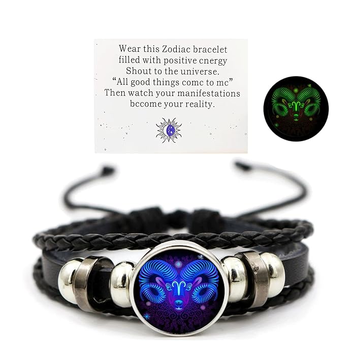 Zodiac Sign Powerful Manifestation Bracelet Adjustable (Energized)